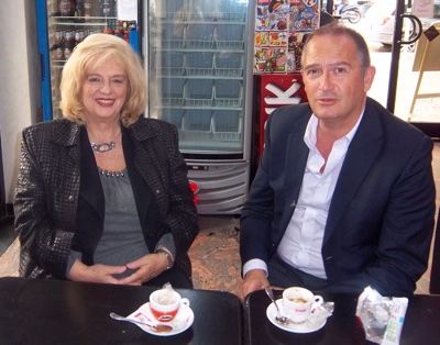 Gioia Cristofaro Longo con Luigi Mantuano